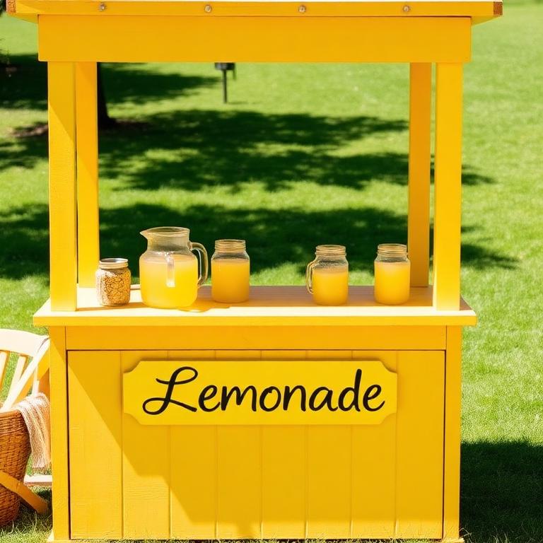 3 Little Lemons stand
